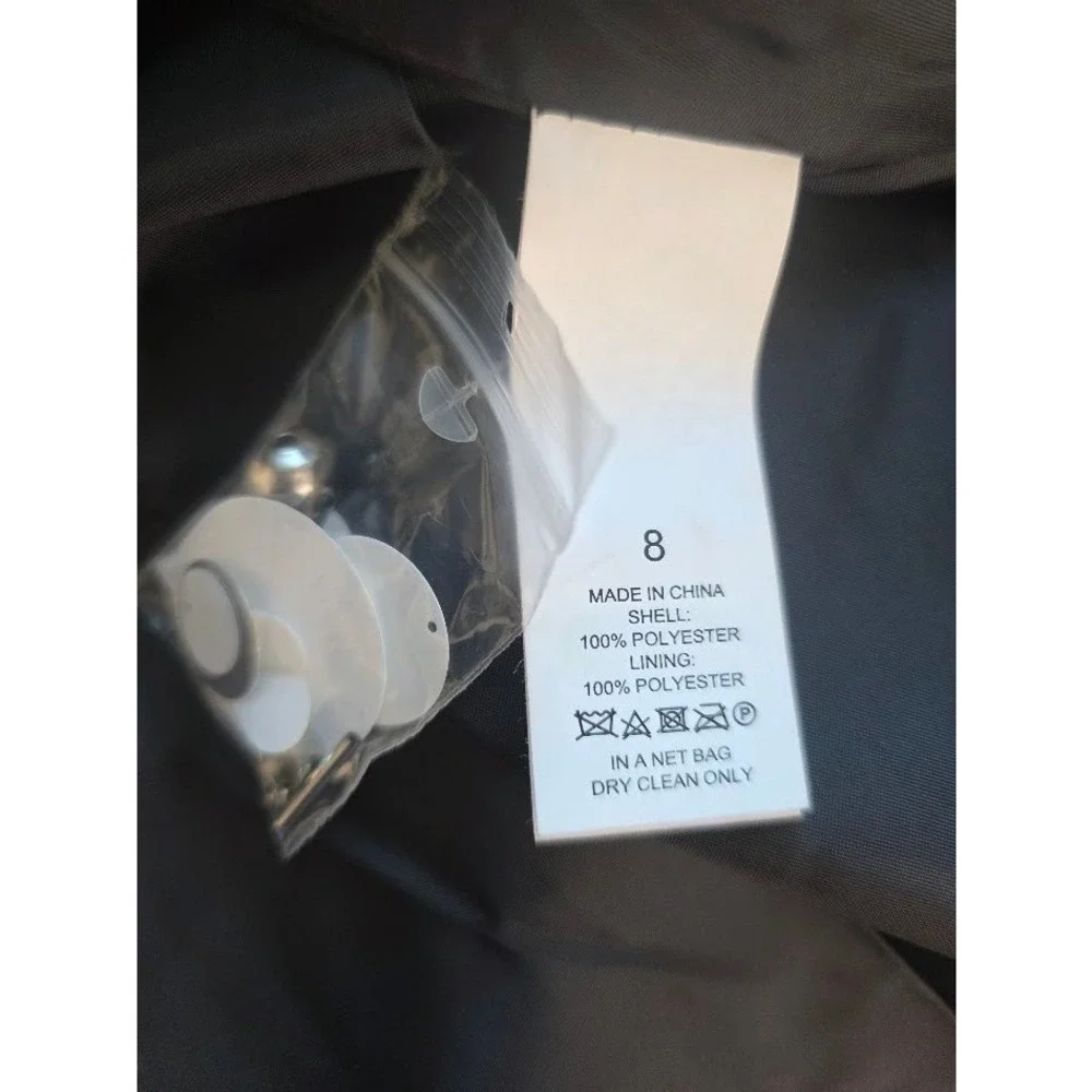 Kate Spade Cocktail Dress Womens 8 Black Floral Embellished A-Line Formal Event